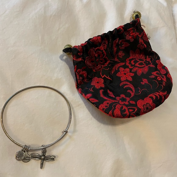 Alex and Ani silver dragonfly bracelet - Picture 2 of 3